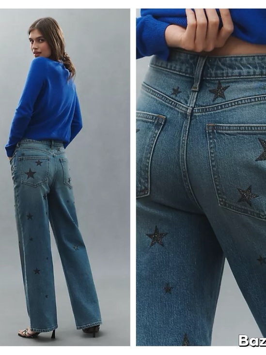 Anthropologie Denim - Anthropologie Pilcro Austyn High-Rise Cuffed Wide-Leg Jeans Sz 26 NWT